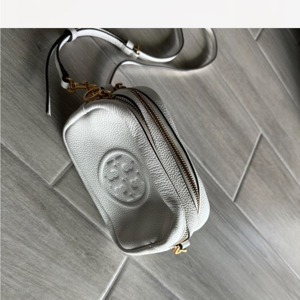 Tory Burch Light Gray Crossbody Bag